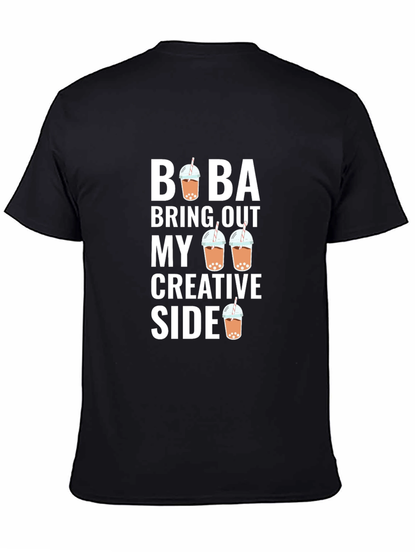 Boba Bring Out My Creative Side Black T-Shirt