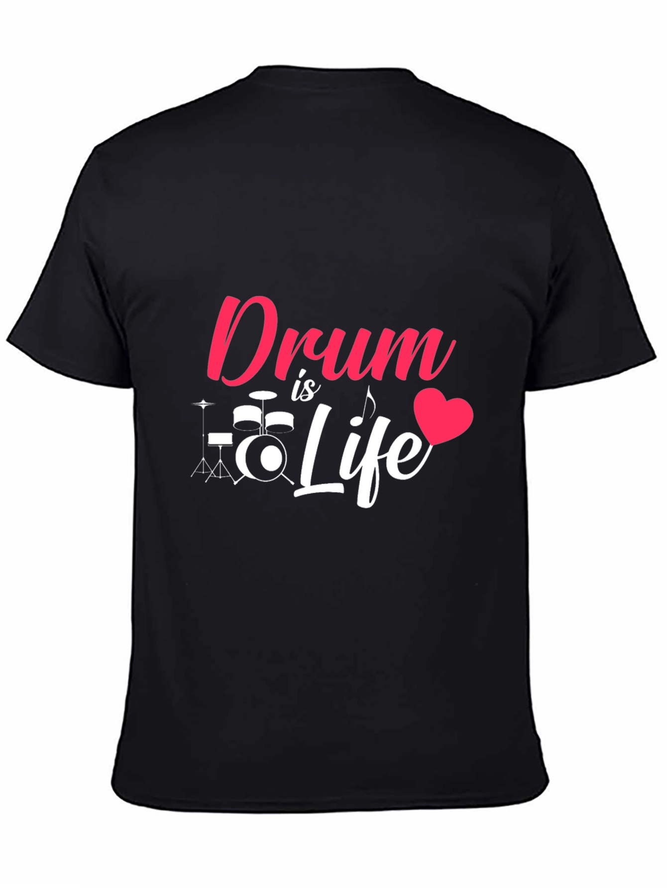 Drum is Life Graphic Tee - Music Lover T-Shirt