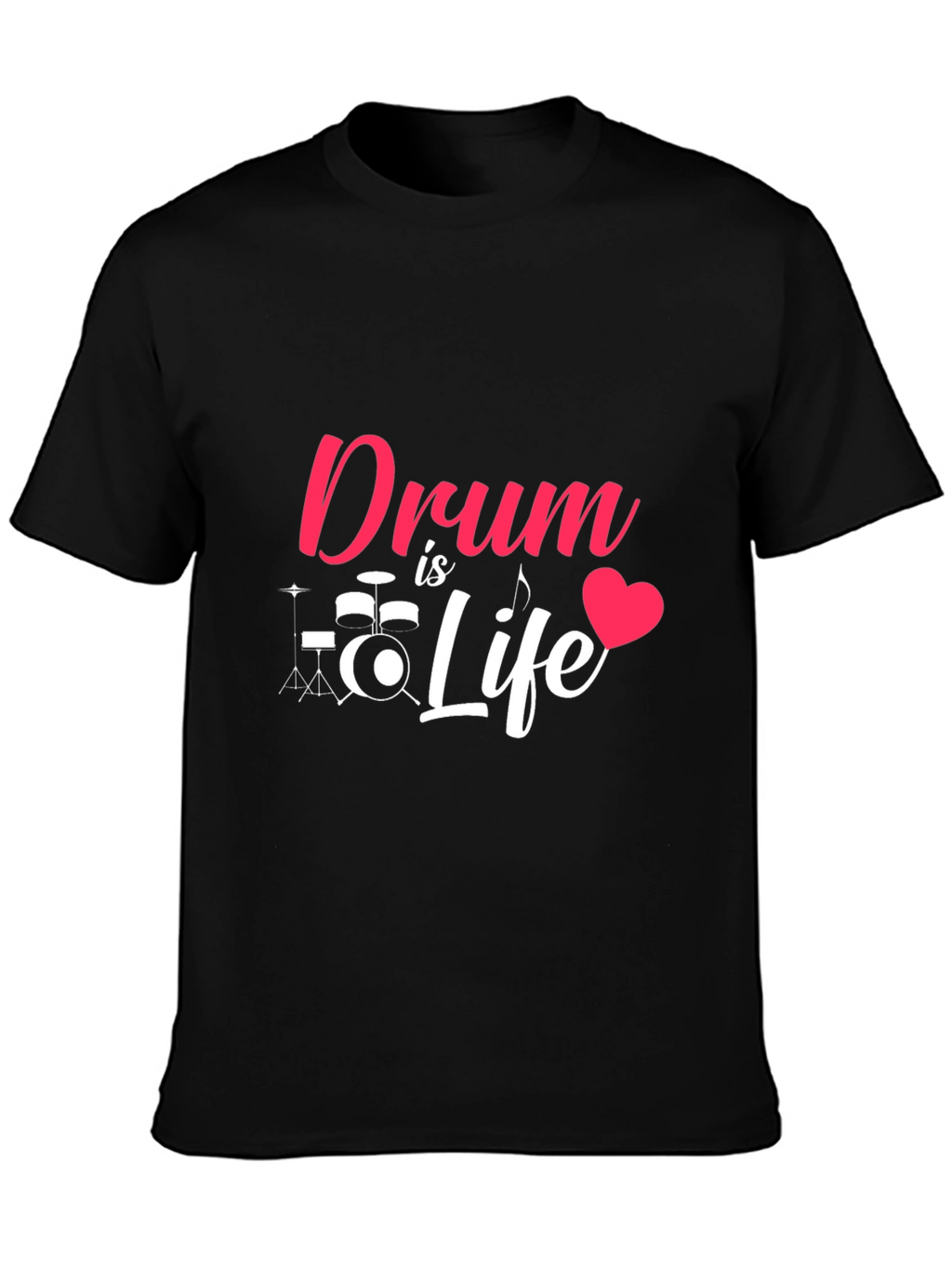 Drum is Life Graphic Tee - Music Lover T-Shirt
