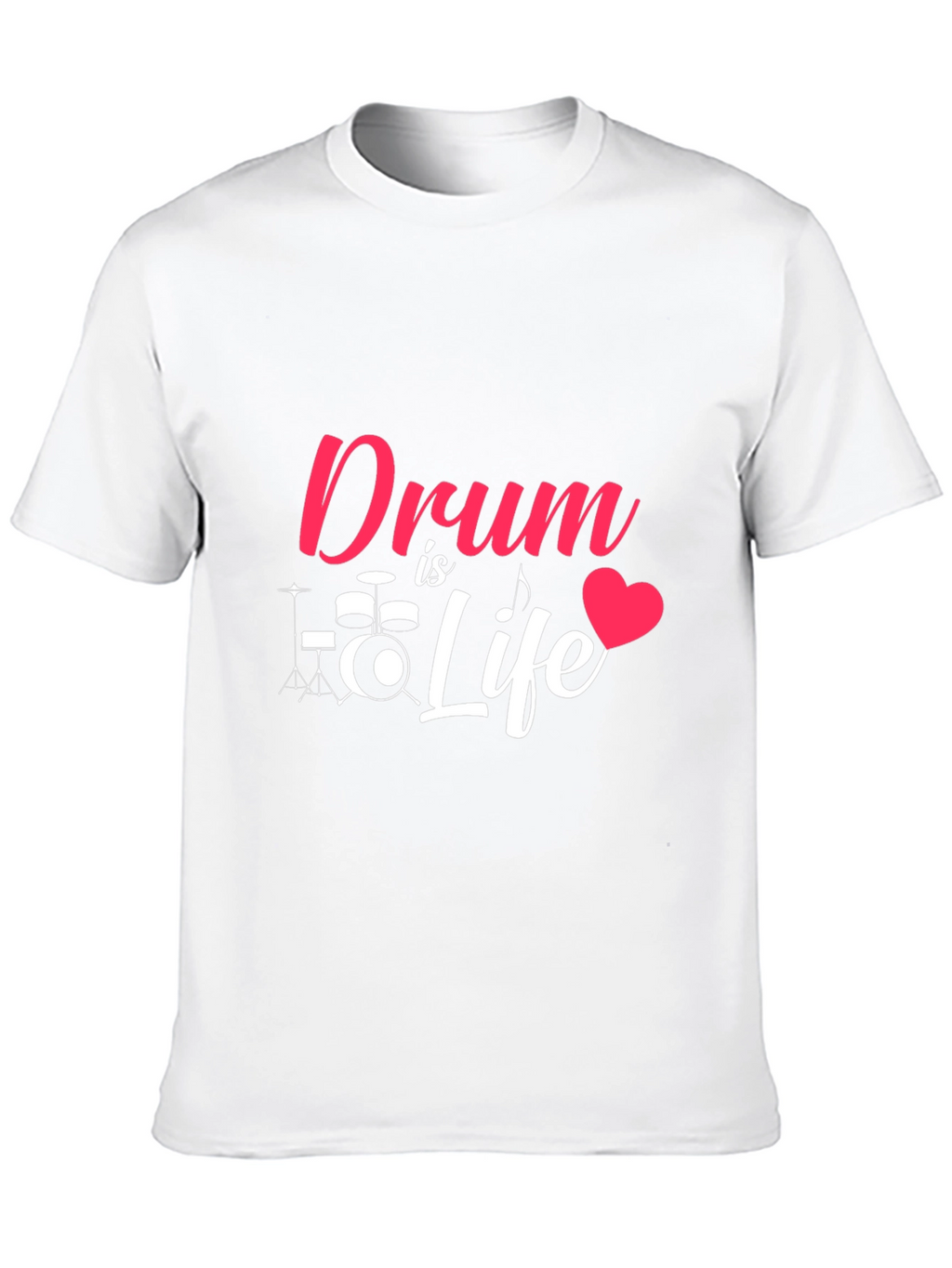 Drum is Life Graphic Tee - Music Lover T-Shirt
