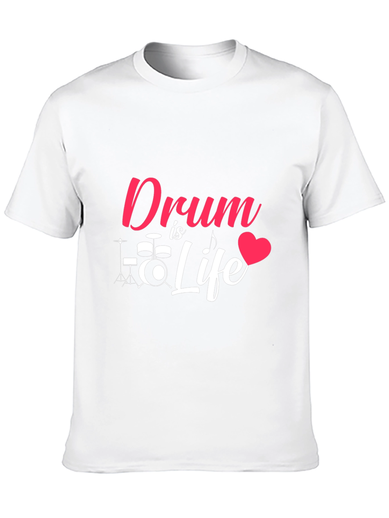 Drum is Life Graphic Tee - Music Lover T-Shirt
