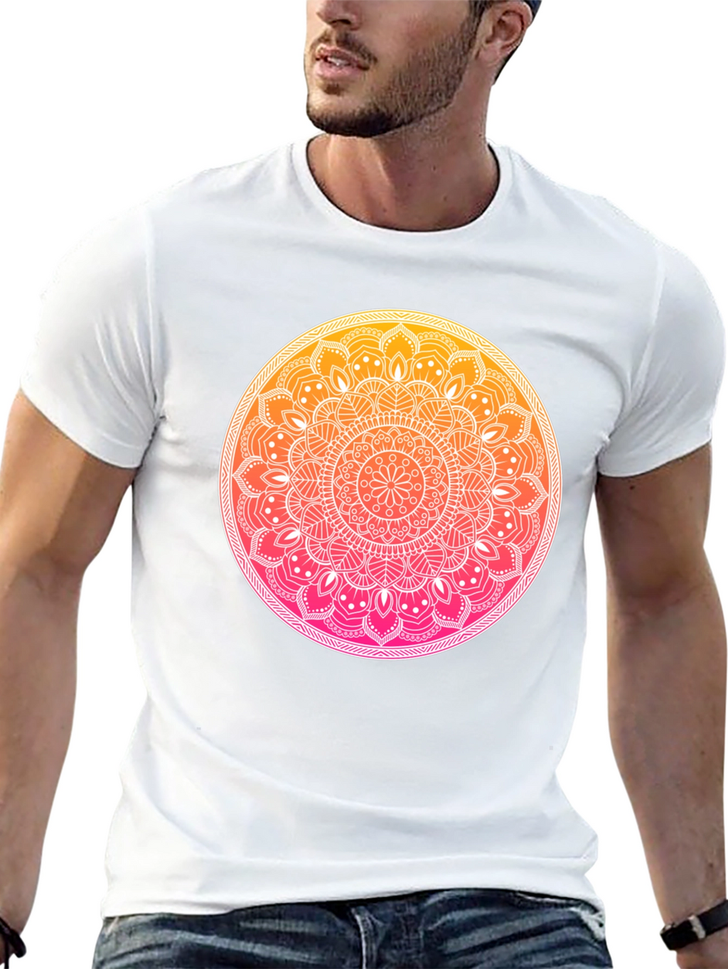Mandala Graphic Tee - Stylish and Comfortable