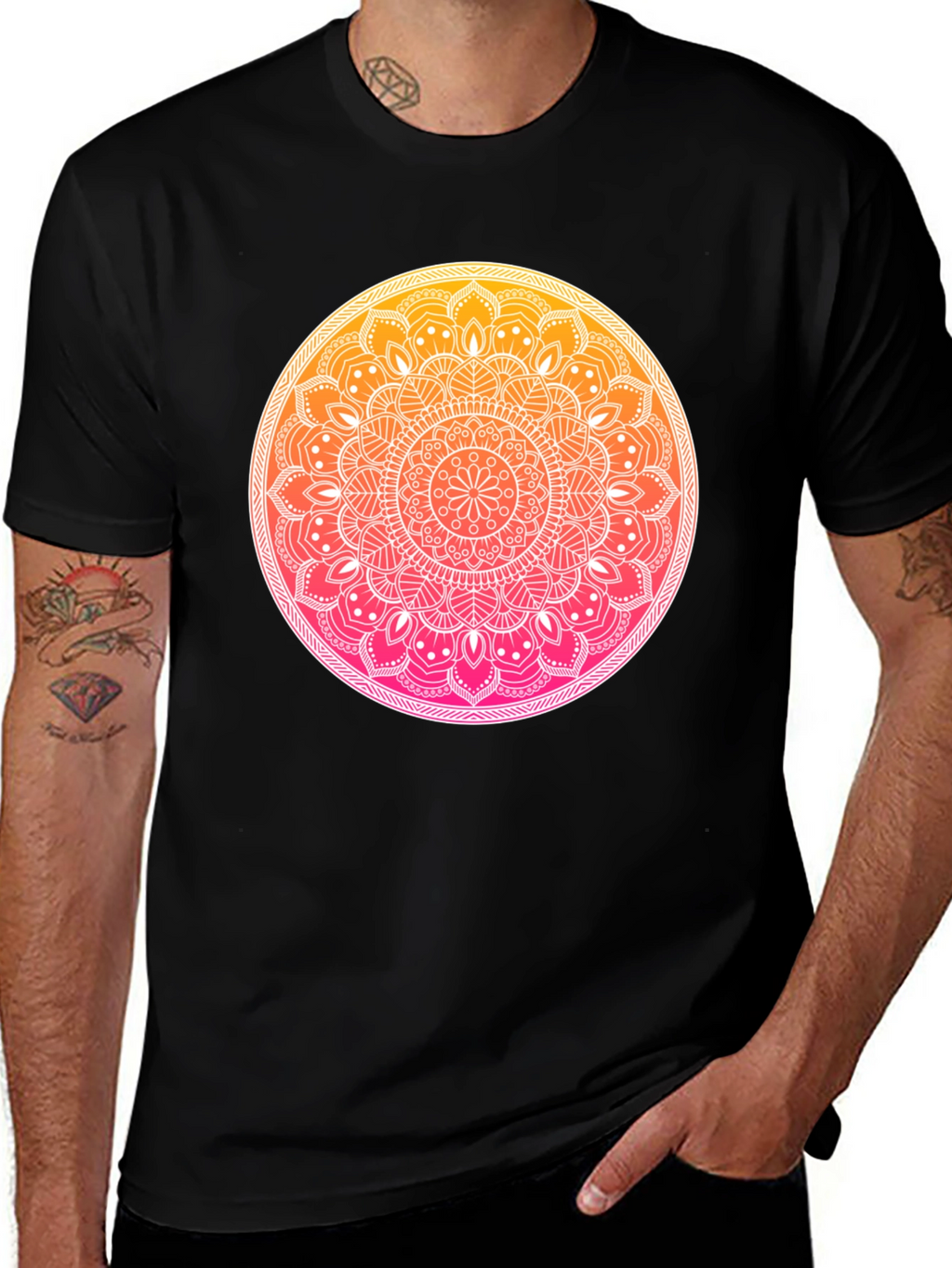 Mandala Graphic Tee - Stylish and Comfortable