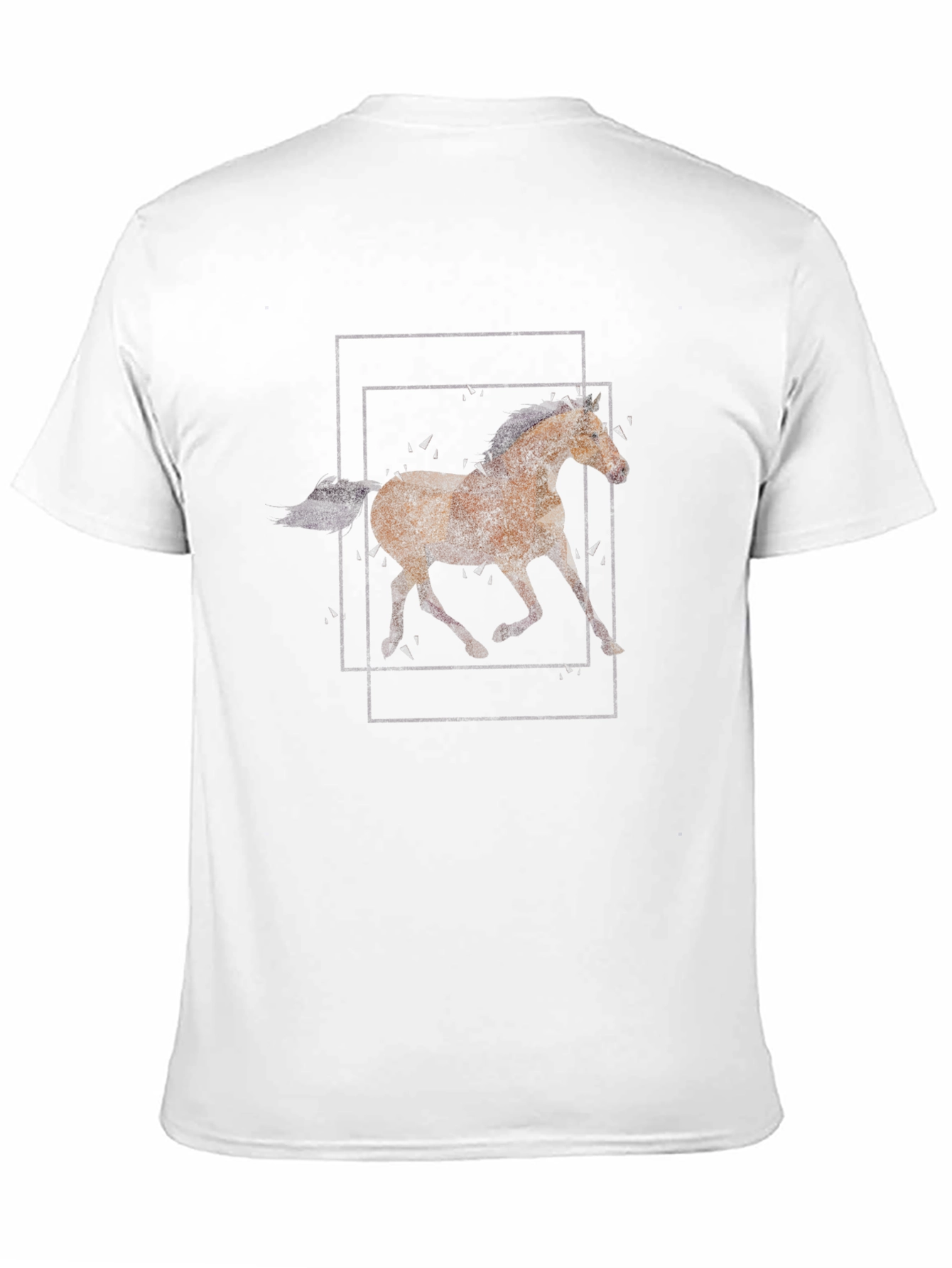 Horse Graphic Tee - Mens Black T-Shirt
