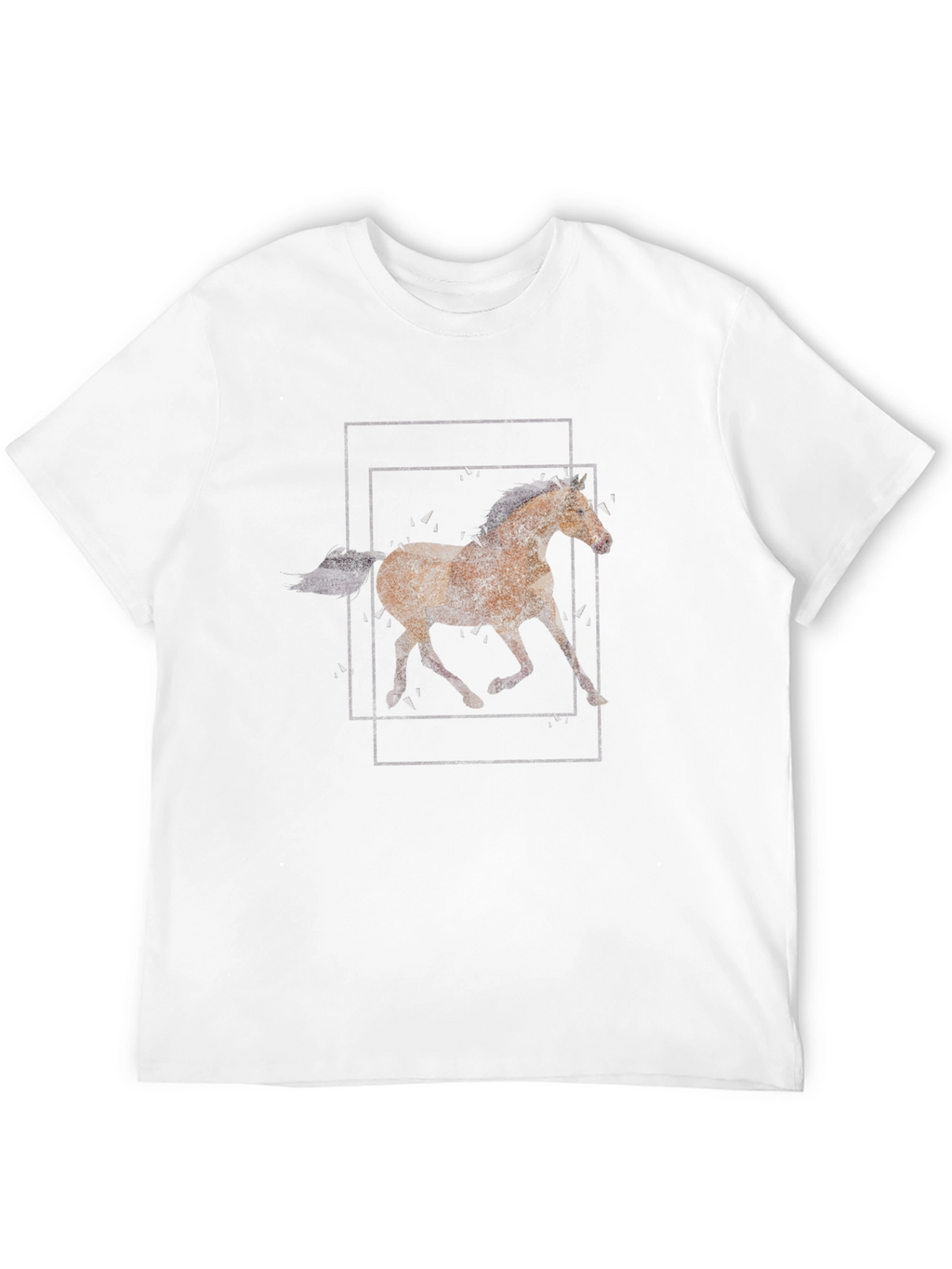Horse Graphic Tee - Mens Black T-Shirt