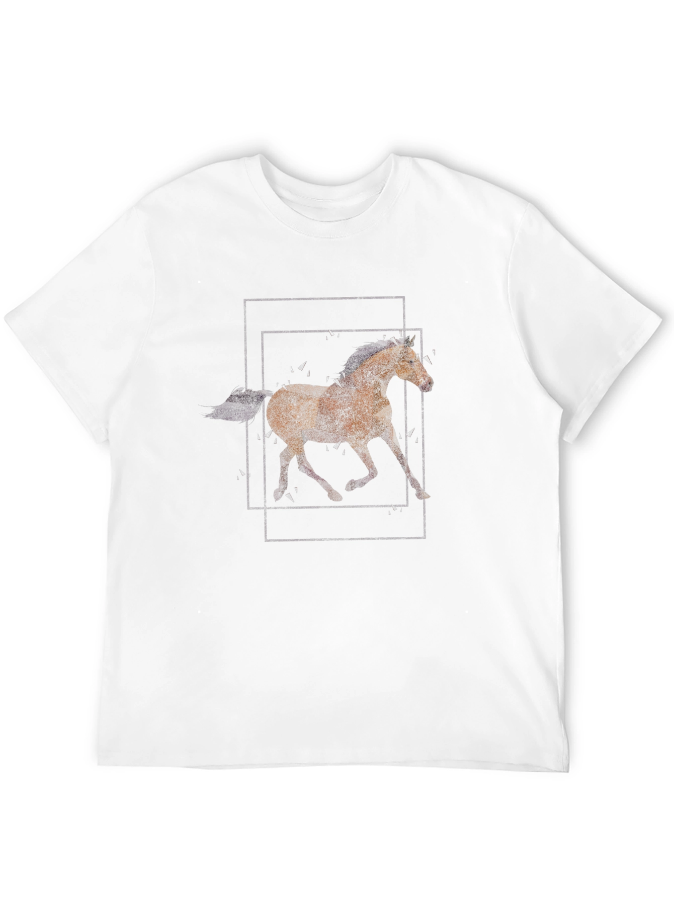 Horse Graphic Tee - Mens Black T-Shirt