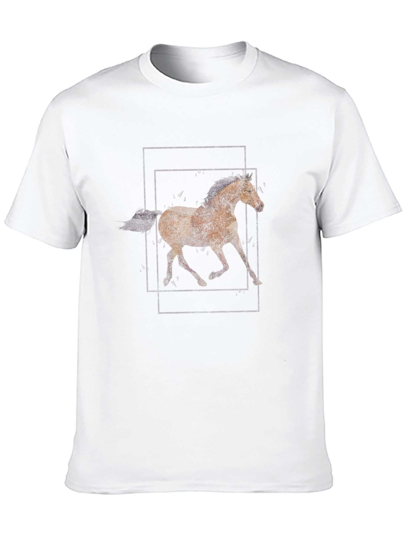 Horse Graphic Tee - Mens Black T-Shirt