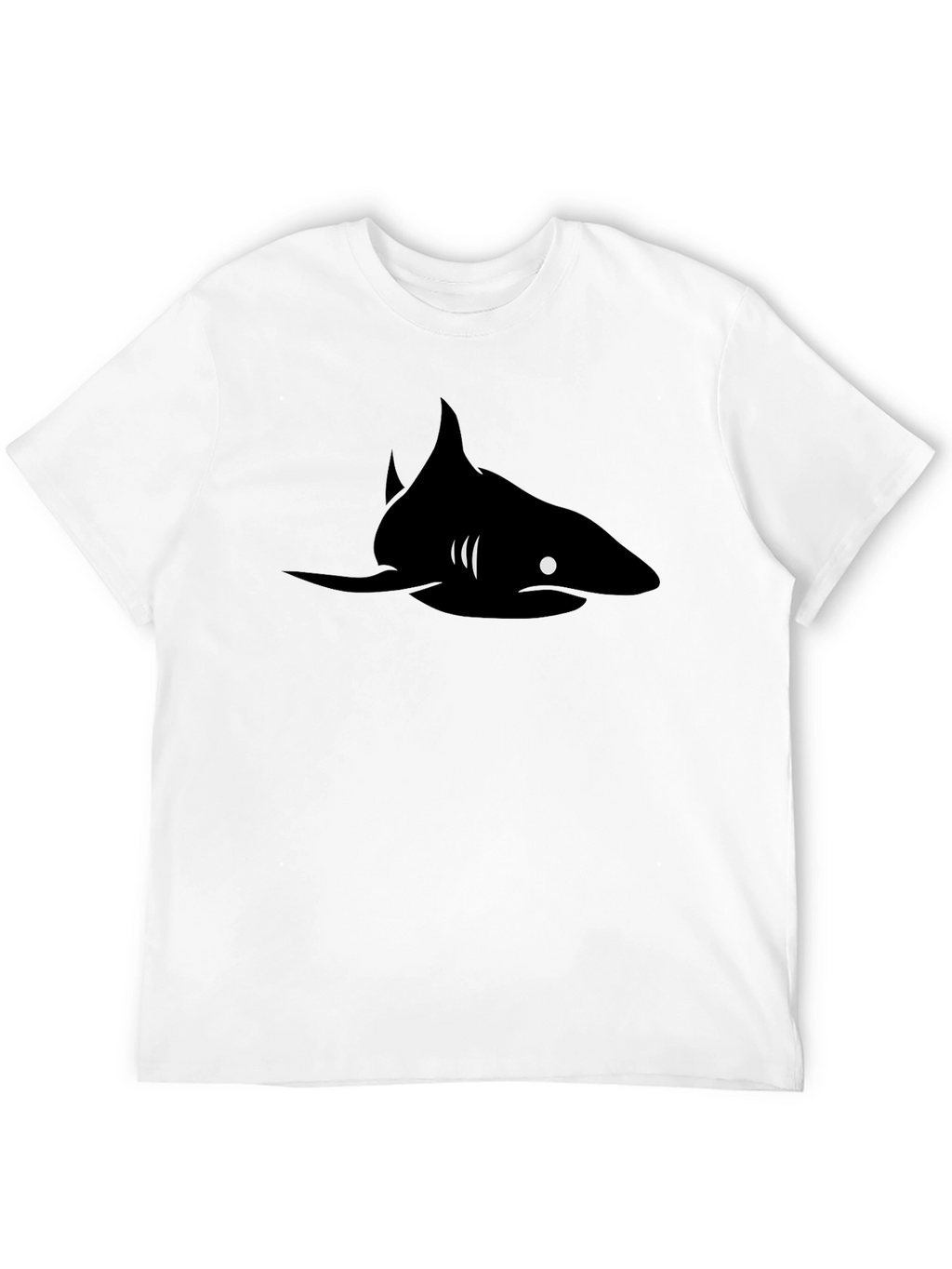 Black Shark Graphic Tee - Stylish Mens T-Shirt