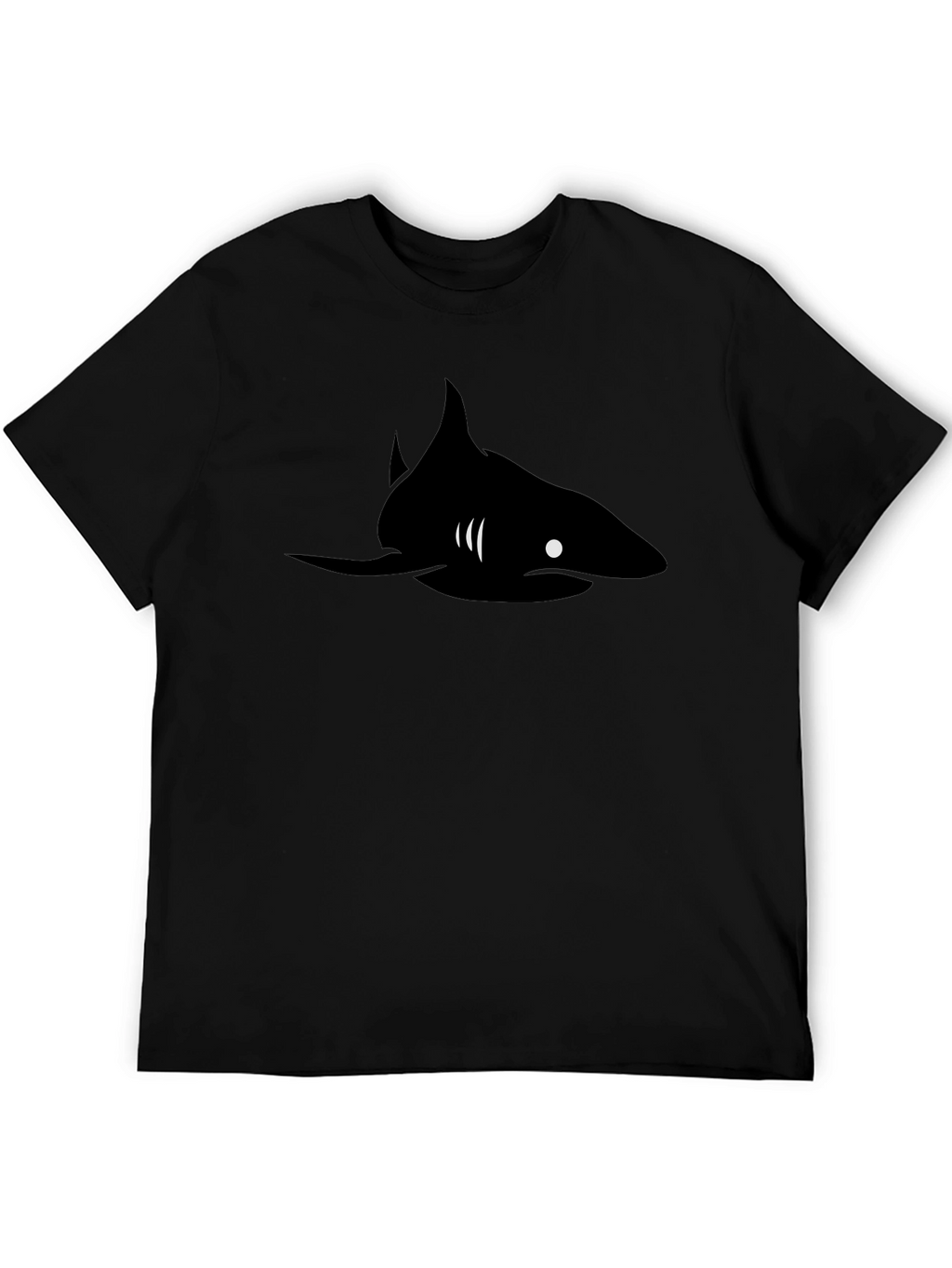 Black Shark Graphic Tee - Stylish Mens T-Shirt