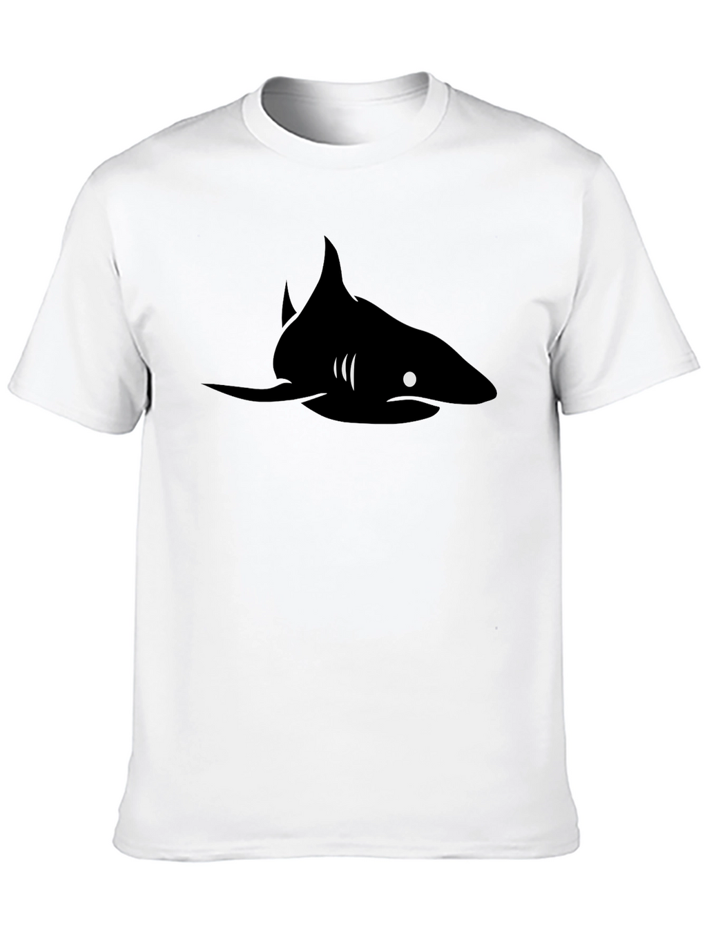 Black Shark Graphic Tee - Stylish Mens T-Shirt