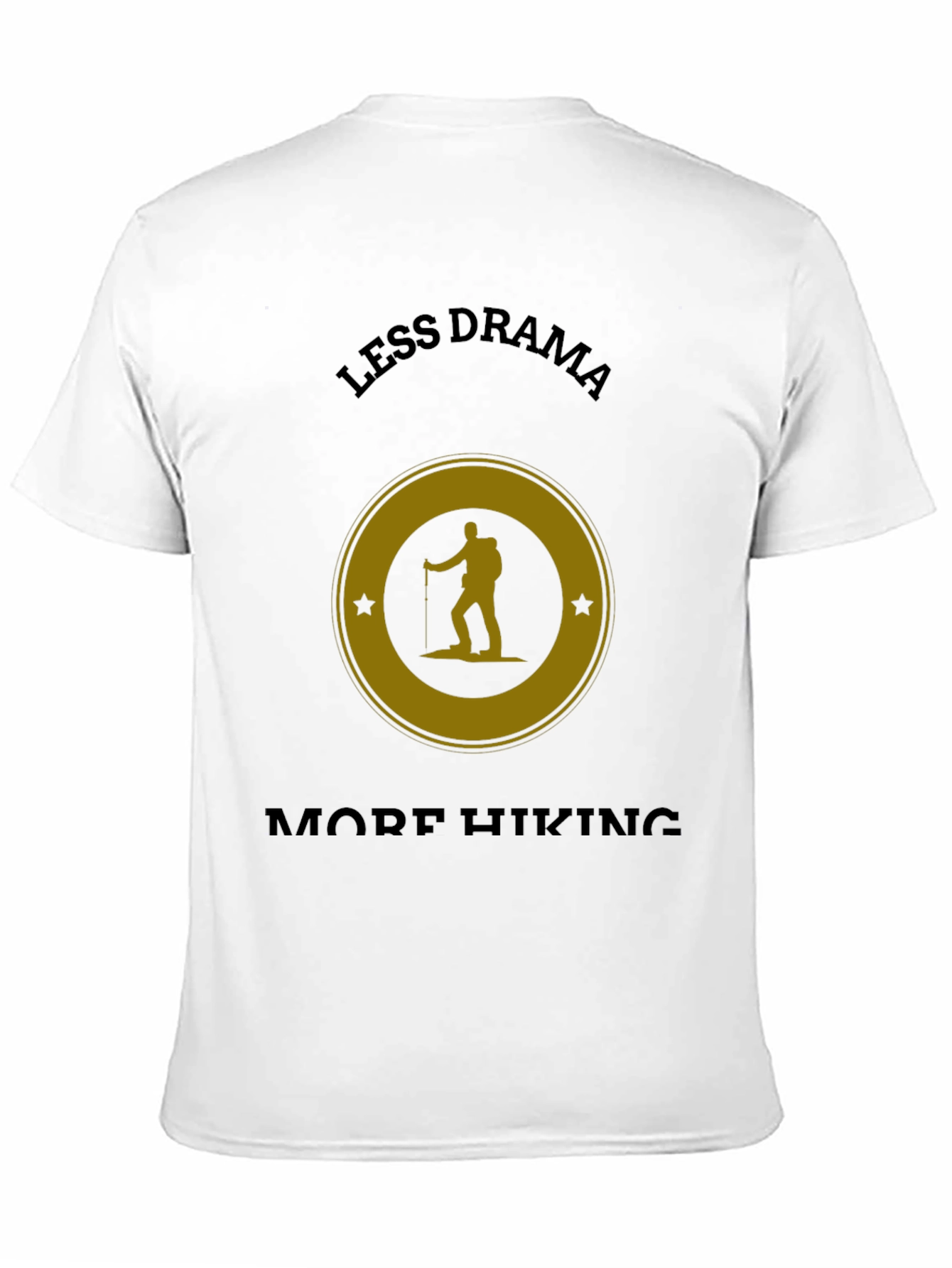 Less Drama More Hiking Graphic T-Shirt