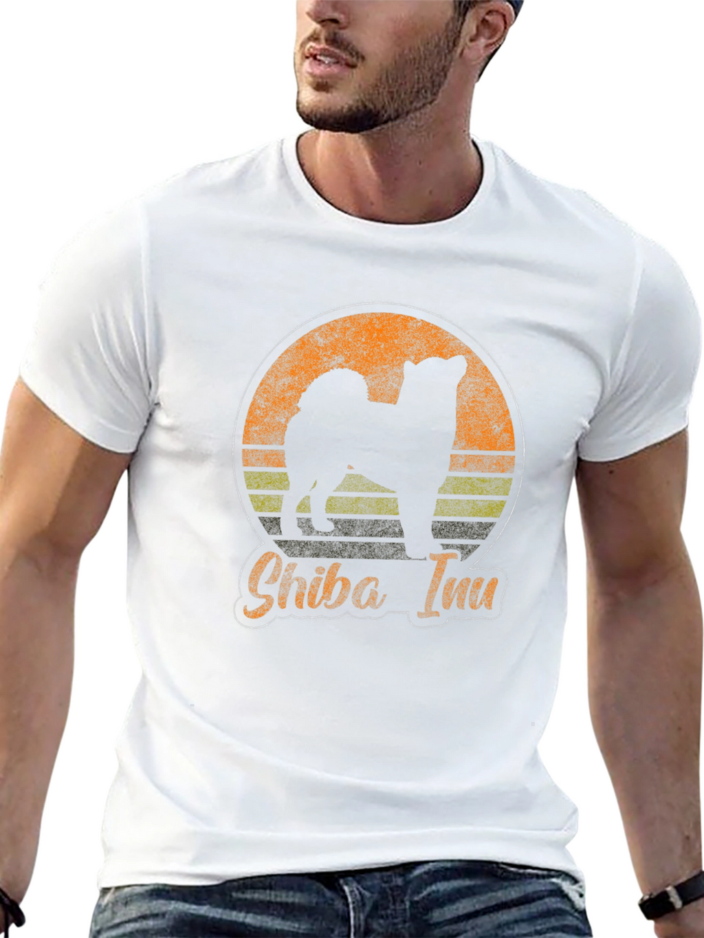 Retro Shiba Inu Graphic Tee