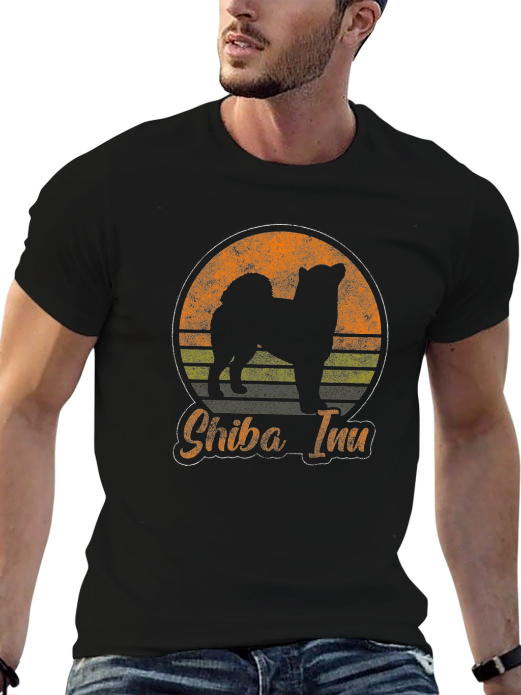 Retro Shiba Inu Graphic Tee
