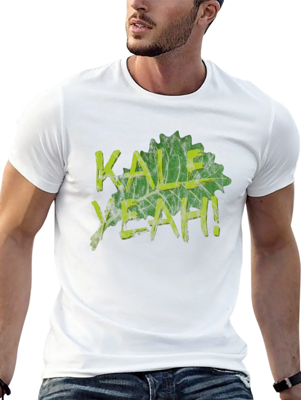 Kale Yeah! Graphic Tee - Black Cotton T-Shirt