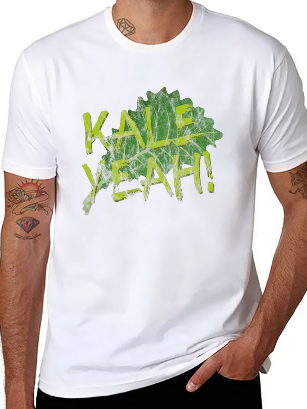 Kale Yeah! Graphic Tee - Black Cotton T-Shirt