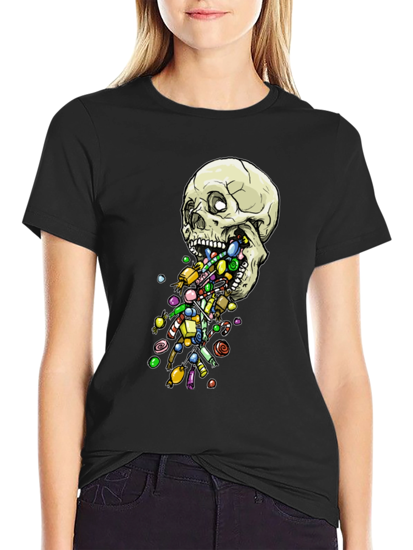 Skull Candy Graphic T-Shirt - Black