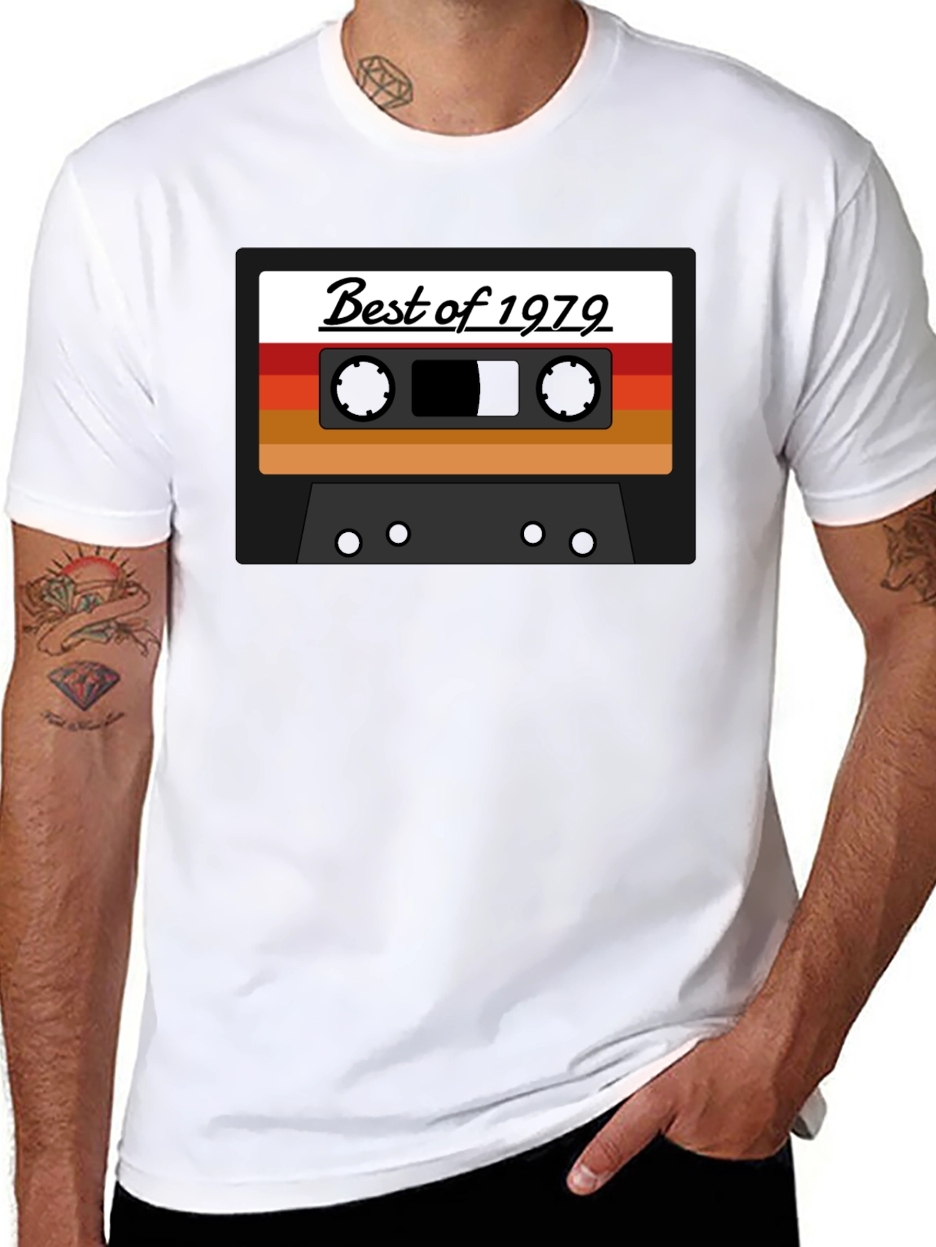 Best of 1979 Cassette Tape Graphic T-Shirt