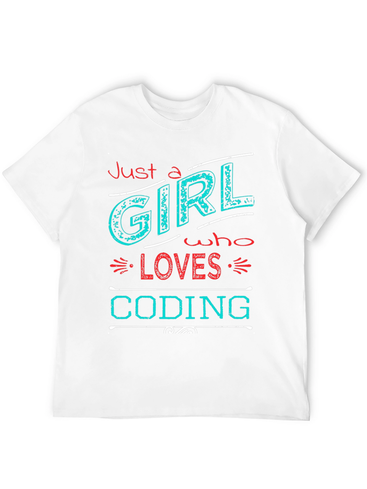 Just a Girl Who Loves Coding T-Shirt