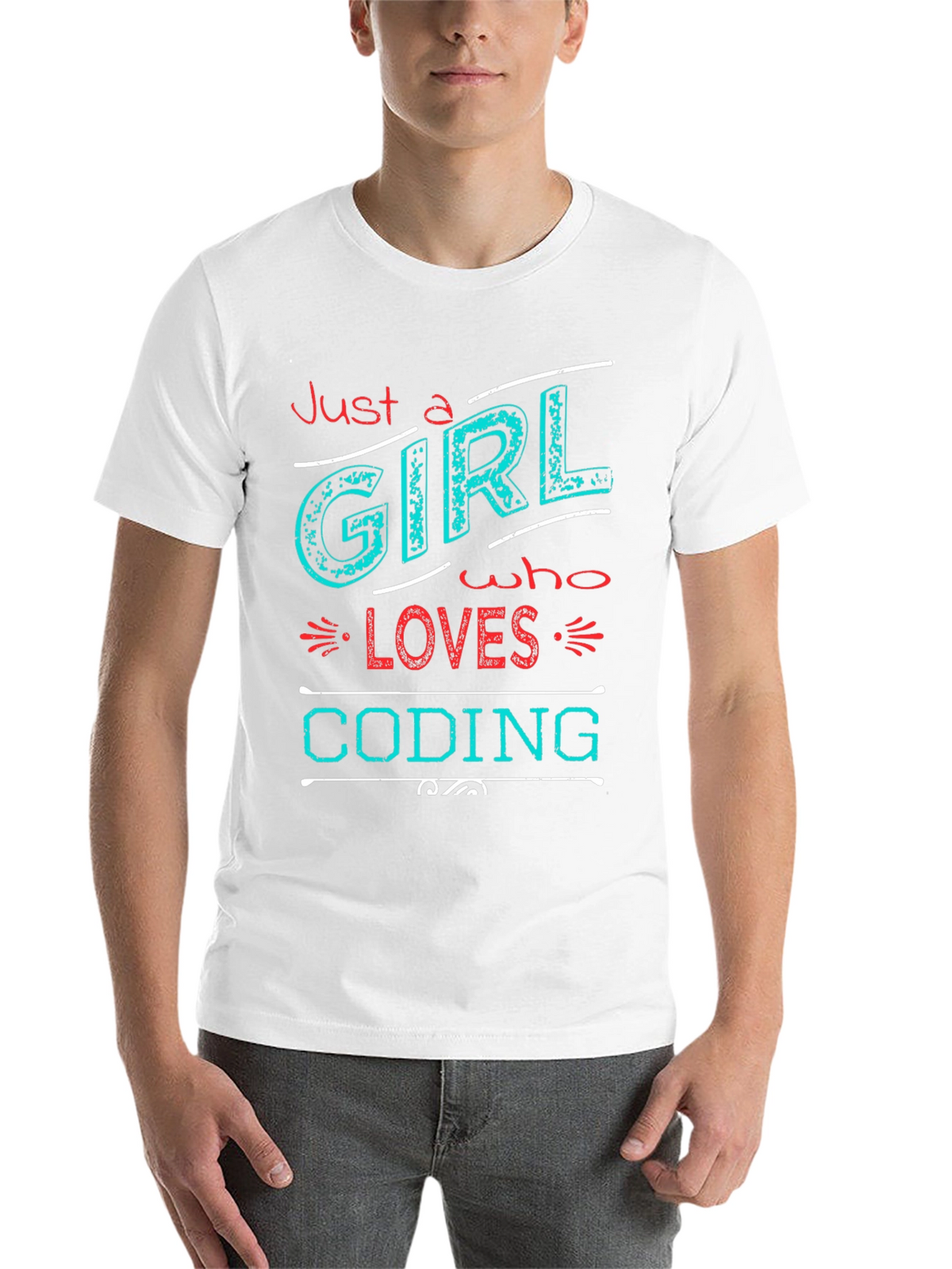 Just a Girl Who Loves Coding T-Shirt