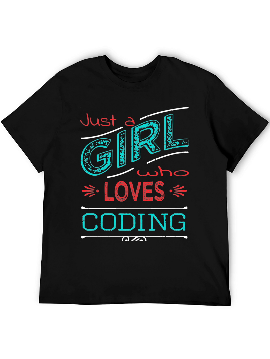 Just a Girl Who Loves Coding T-Shirt