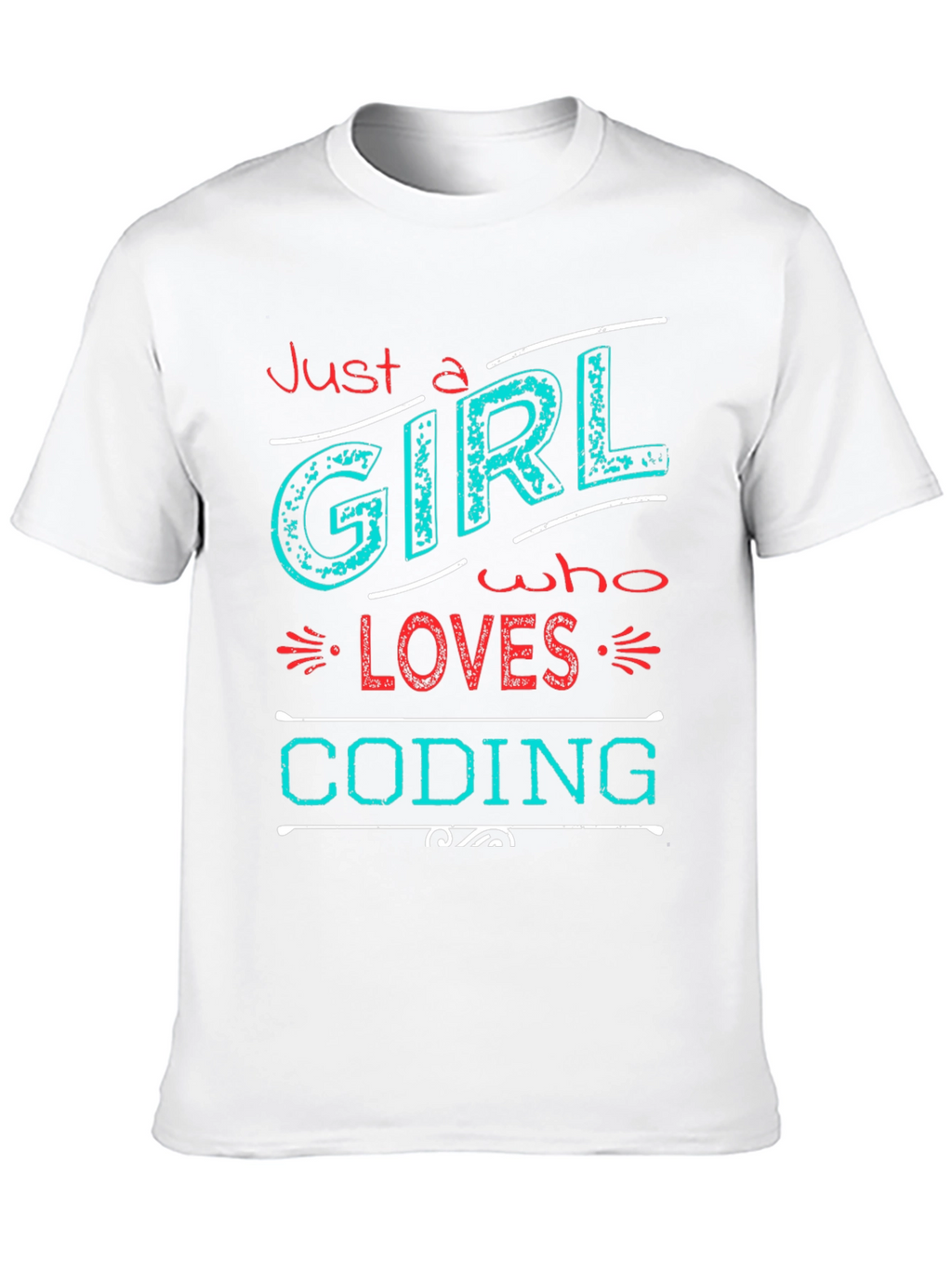 Just a Girl Who Loves Coding T-Shirt