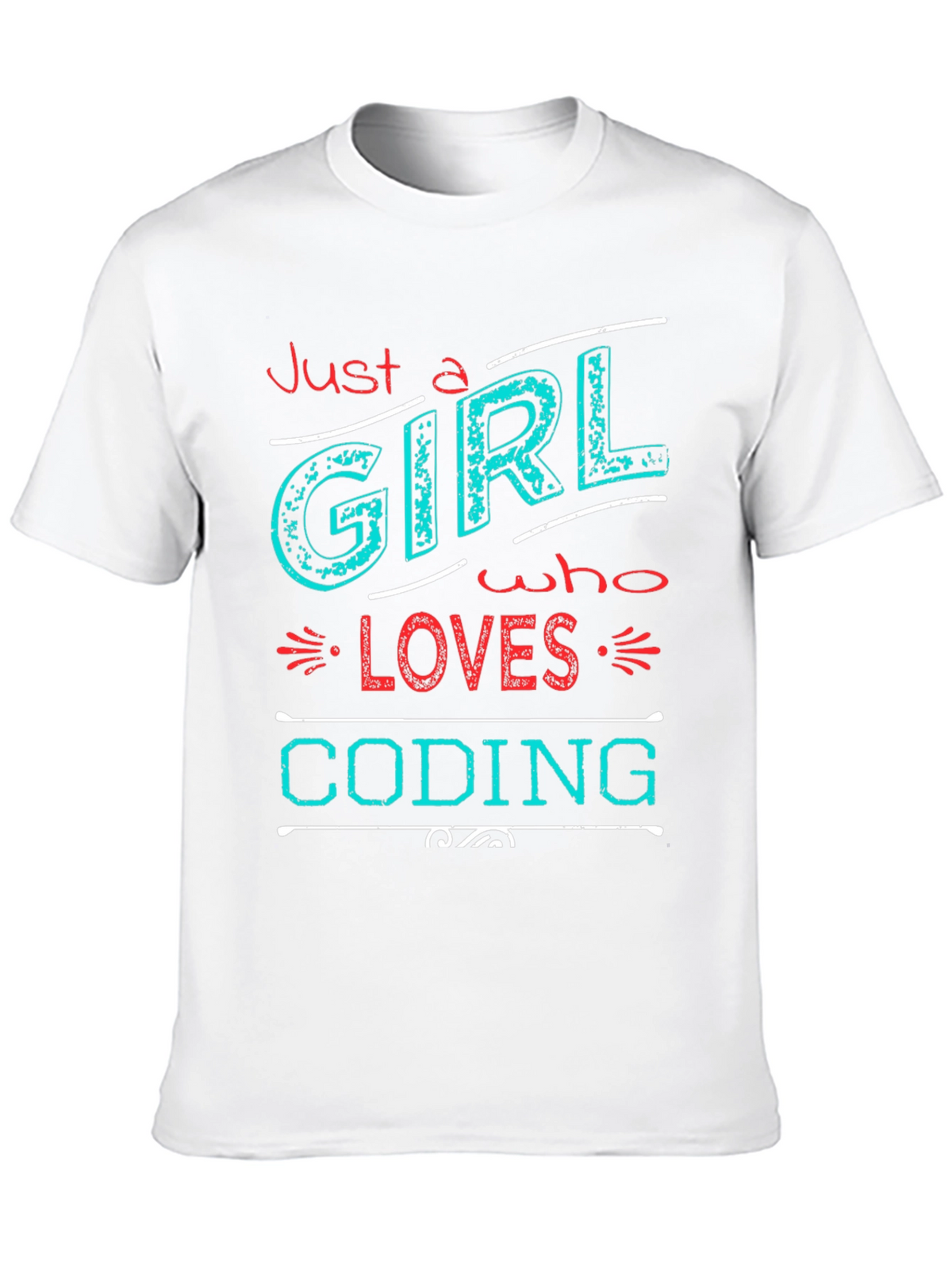 Just a Girl Who Loves Coding T-Shirt
