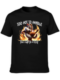 Too Hot To Handle Chipmunk Graphic Tee