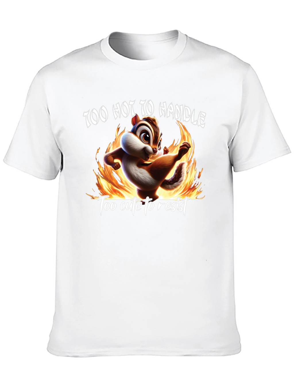 Too Hot To Handle Chipmunk Graphic Tee