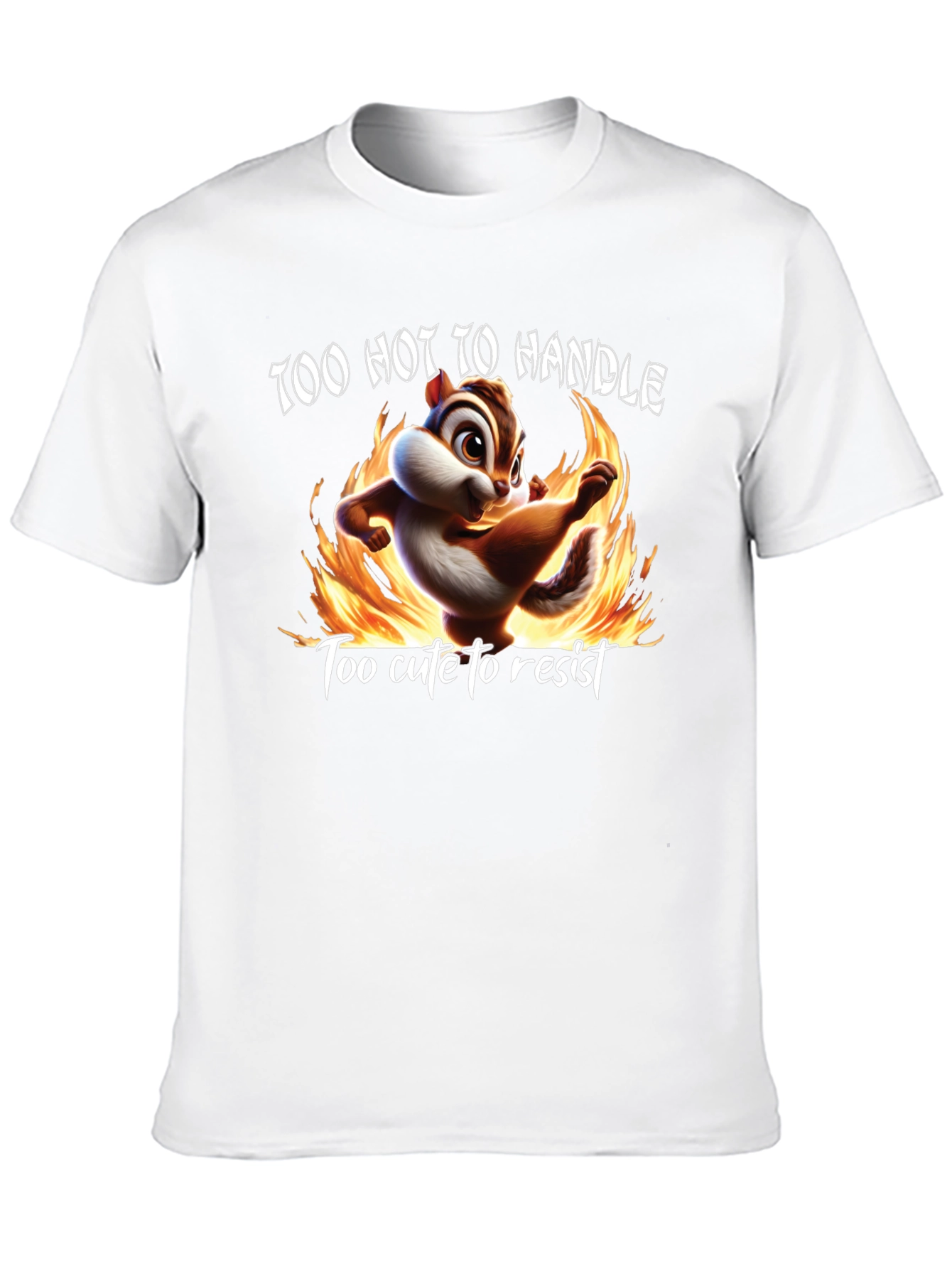Too Hot To Handle Chipmunk Graphic Tee