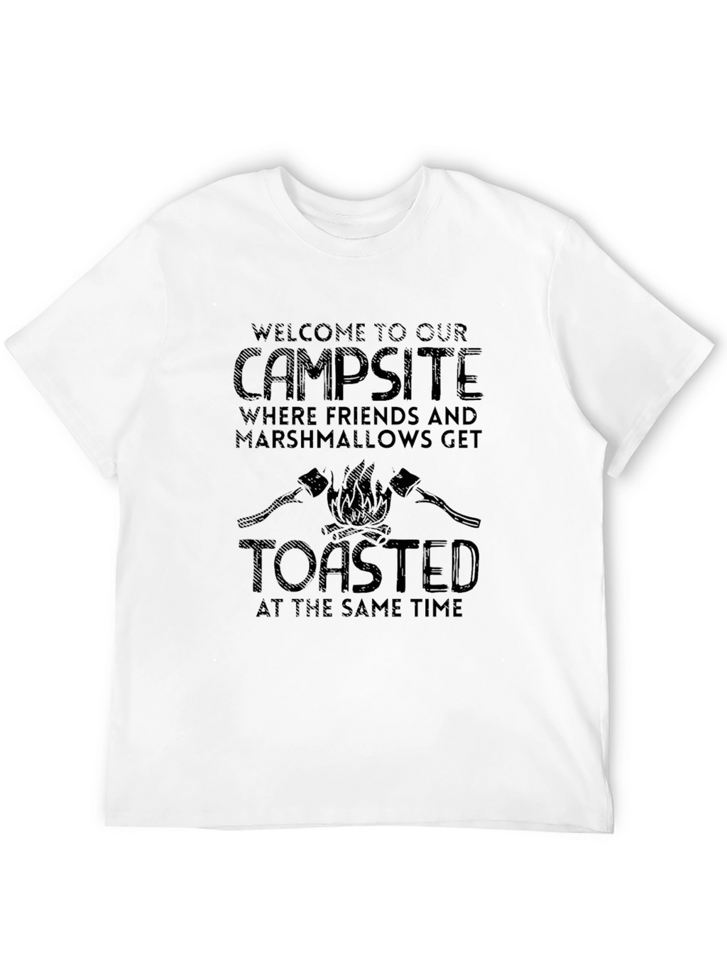 Campsite Marshmallow Toasted Graphic T-Shirt