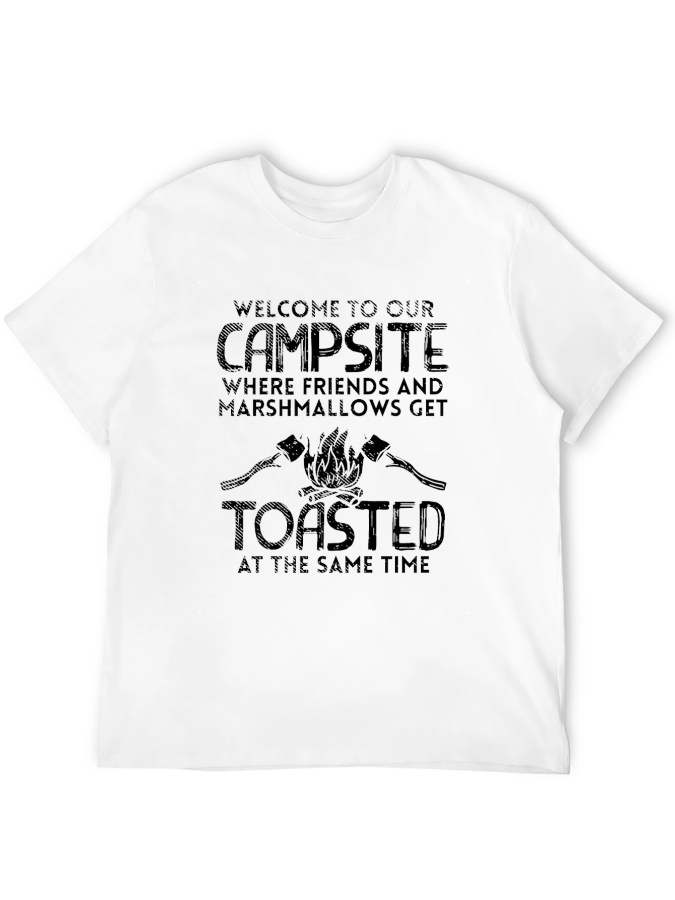 Campsite Marshmallow Toasted Graphic T-Shirt