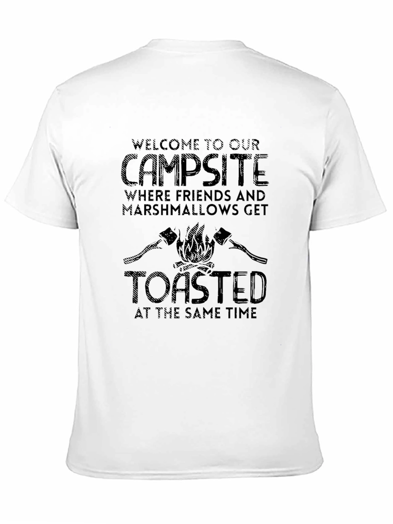 Campsite Marshmallow Toasted Graphic T-Shirt