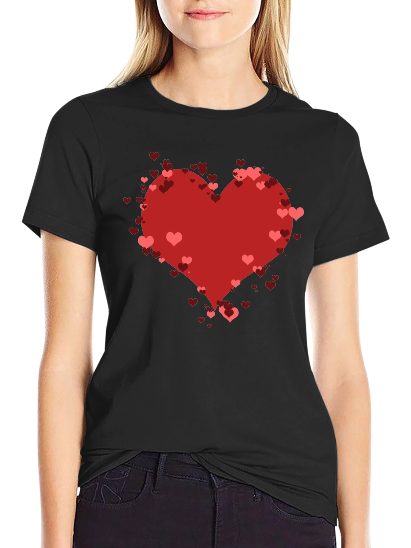 Heart T-Shirt - Stylish Love Design