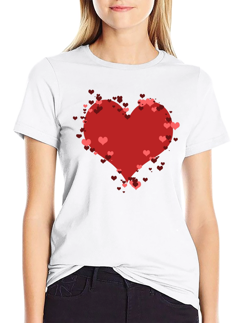 Heart T-Shirt - Stylish Love Design