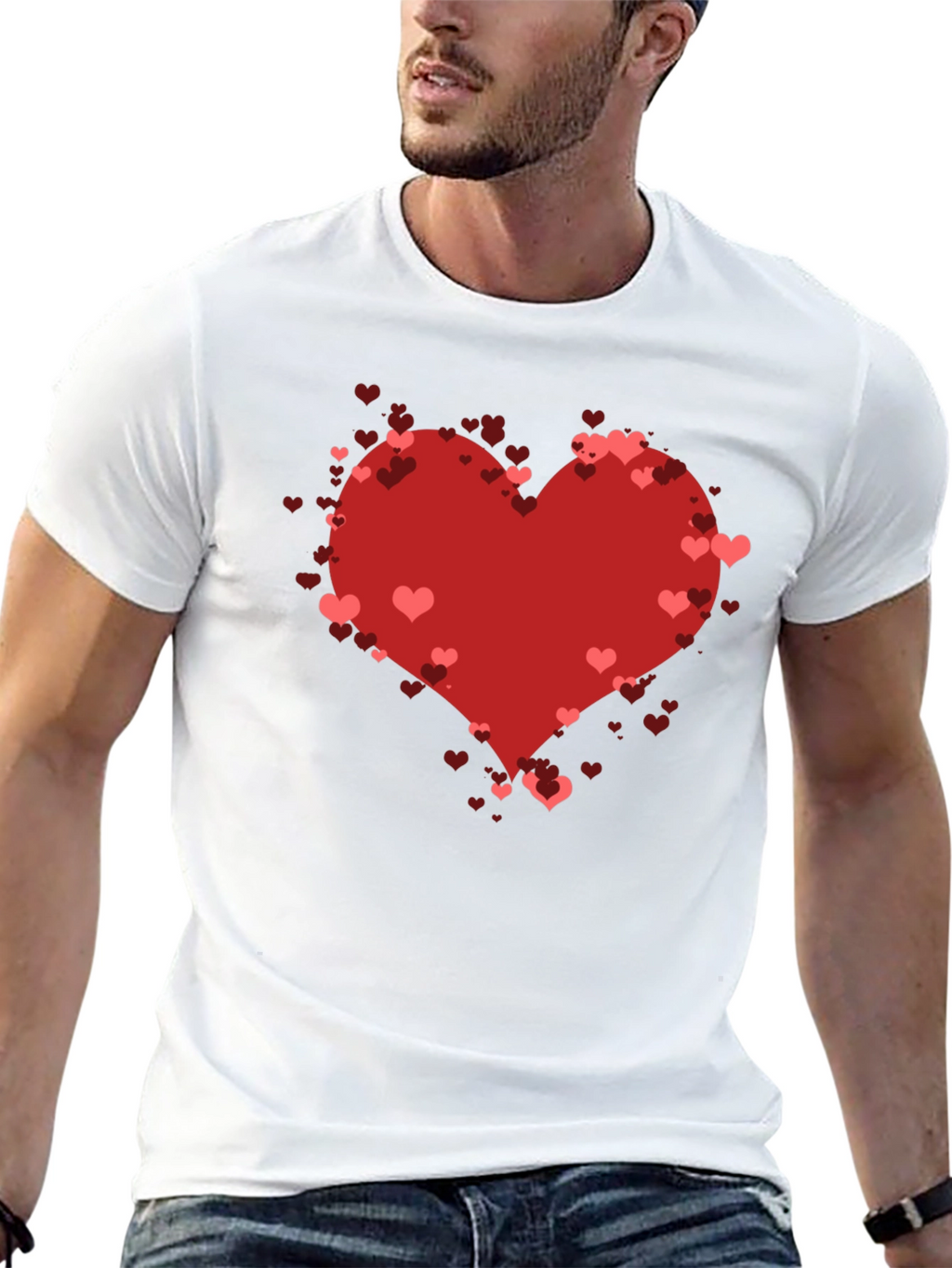 Heart T-Shirt - Stylish Love Design