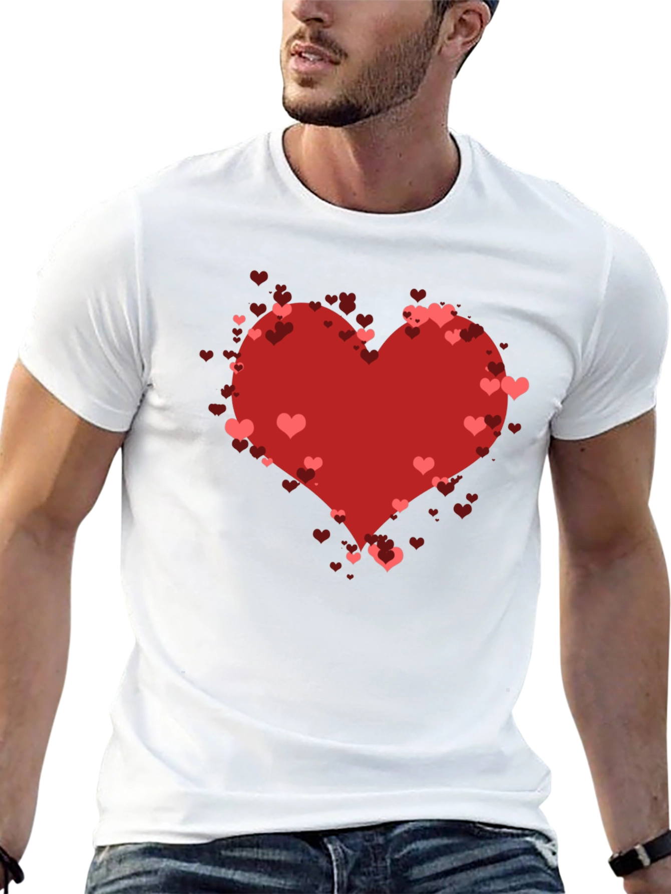 Heart T-Shirt - Stylish Love Design