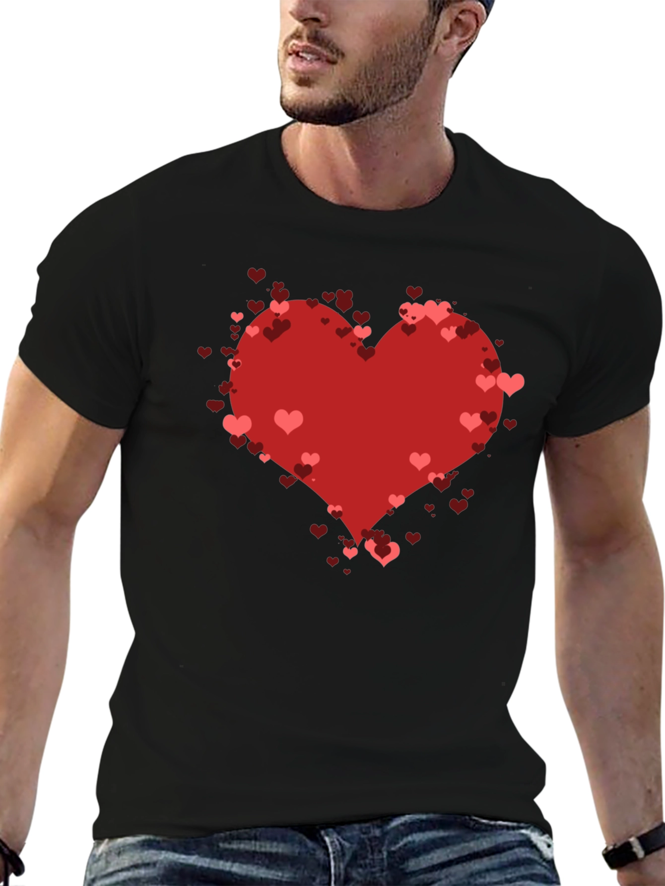 Heart T-Shirt - Stylish Love Design