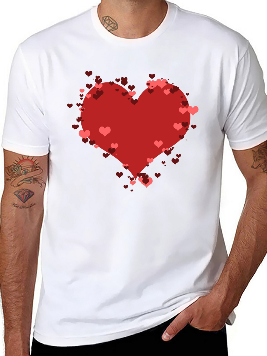 Heart T-Shirt - Stylish Love Design