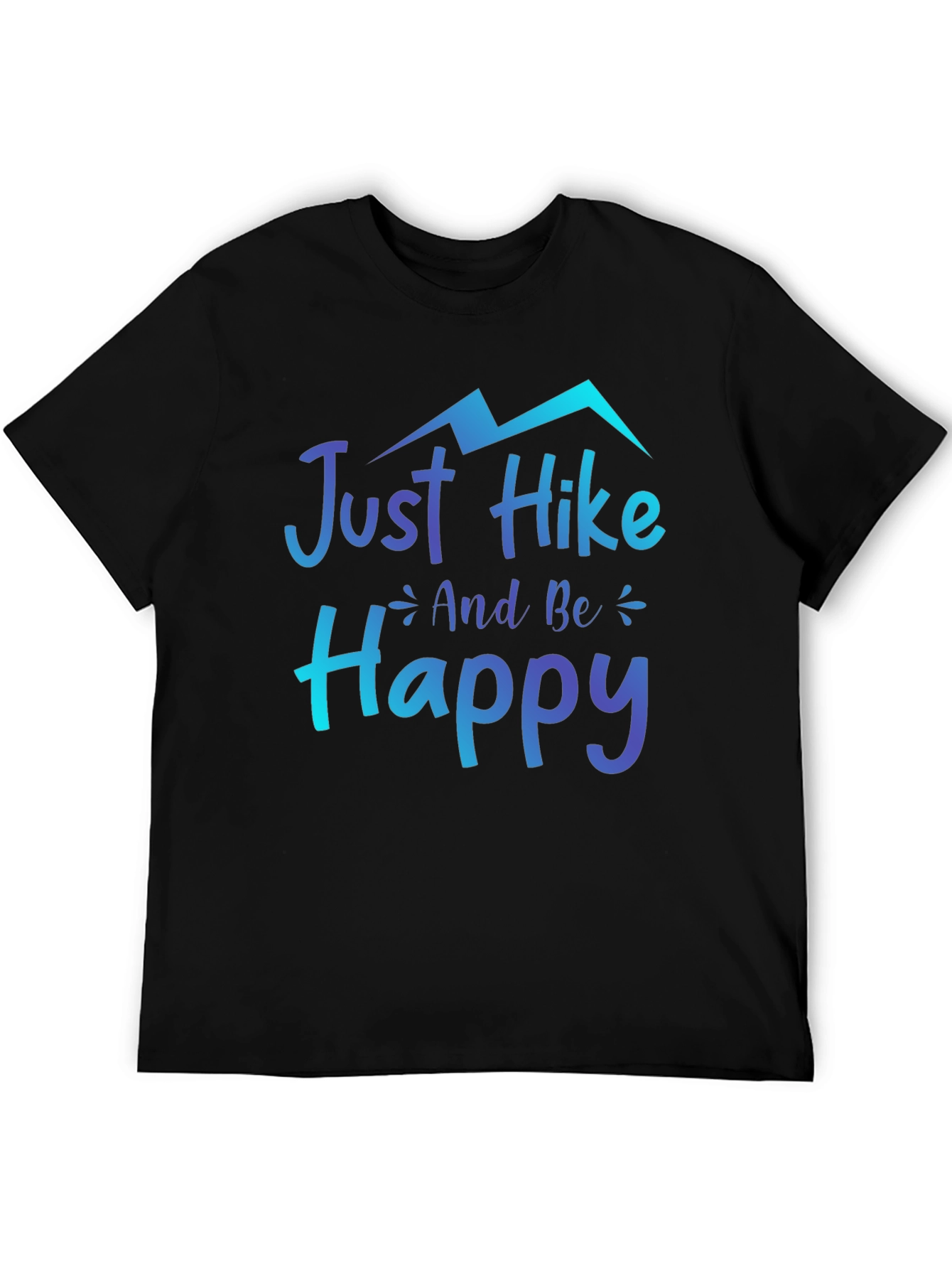 Just Hike and Be Happy Graphic Tee