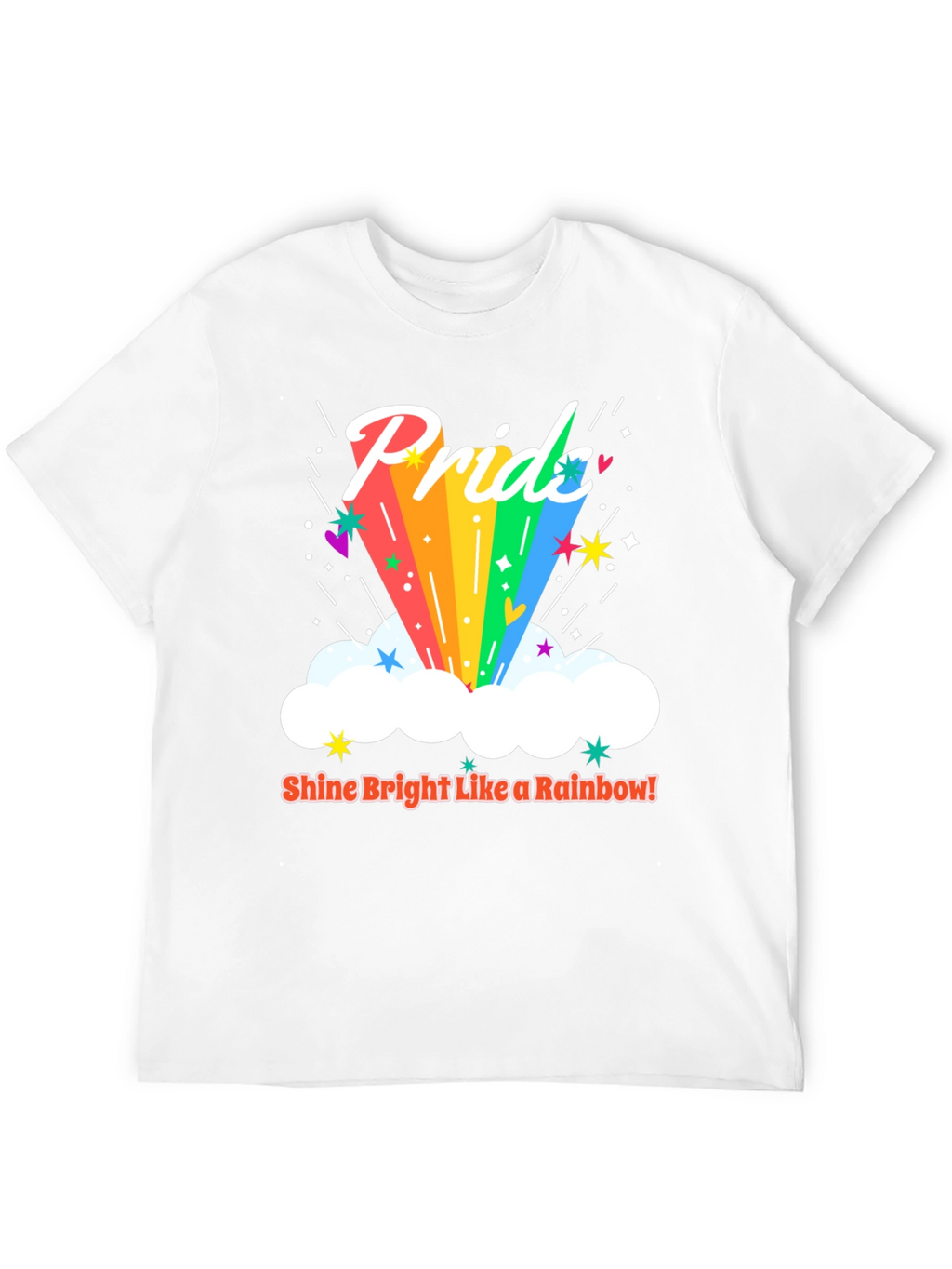 Pride Rainbow Graphic Tee