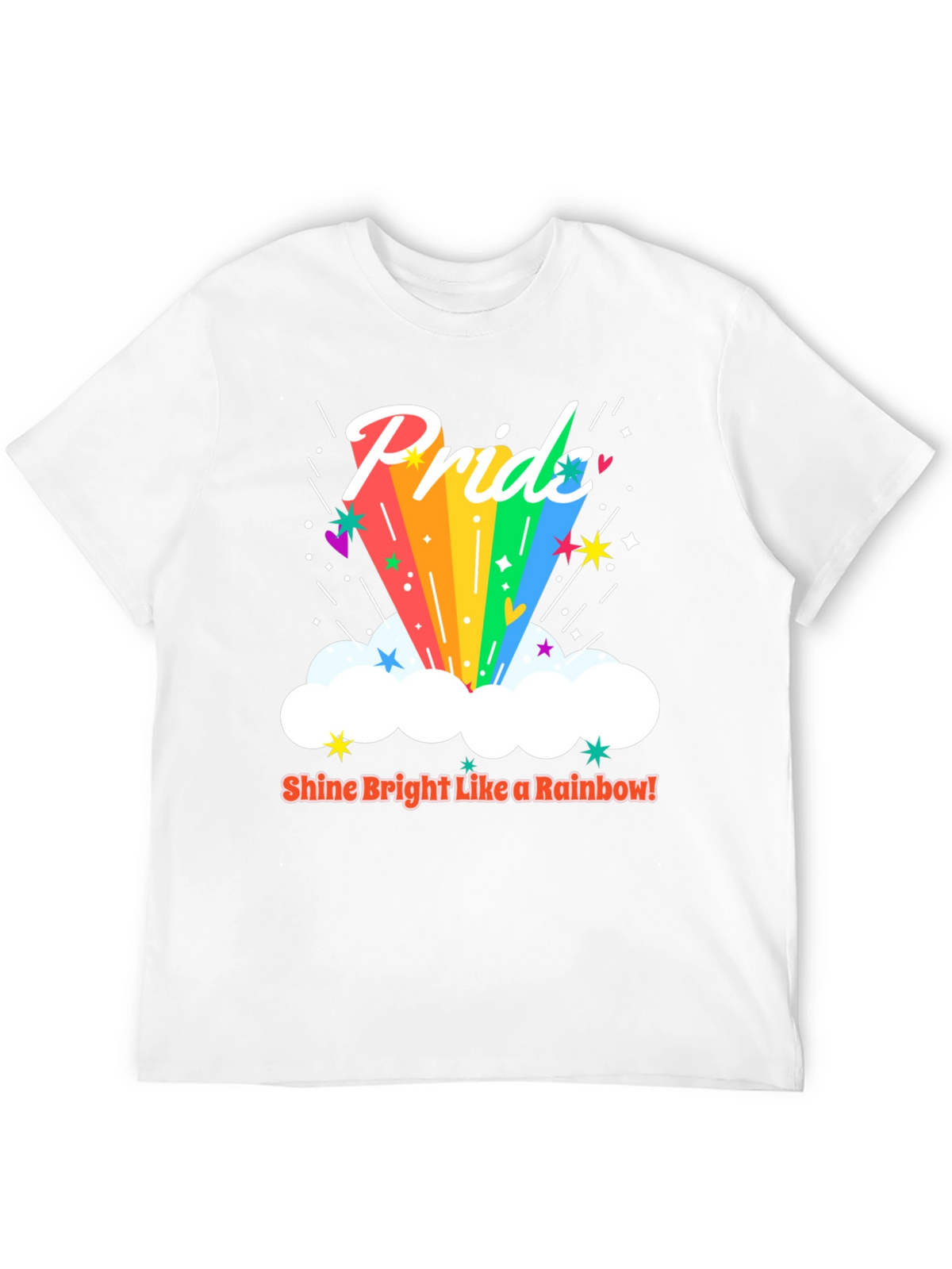 Pride Rainbow Graphic Tee