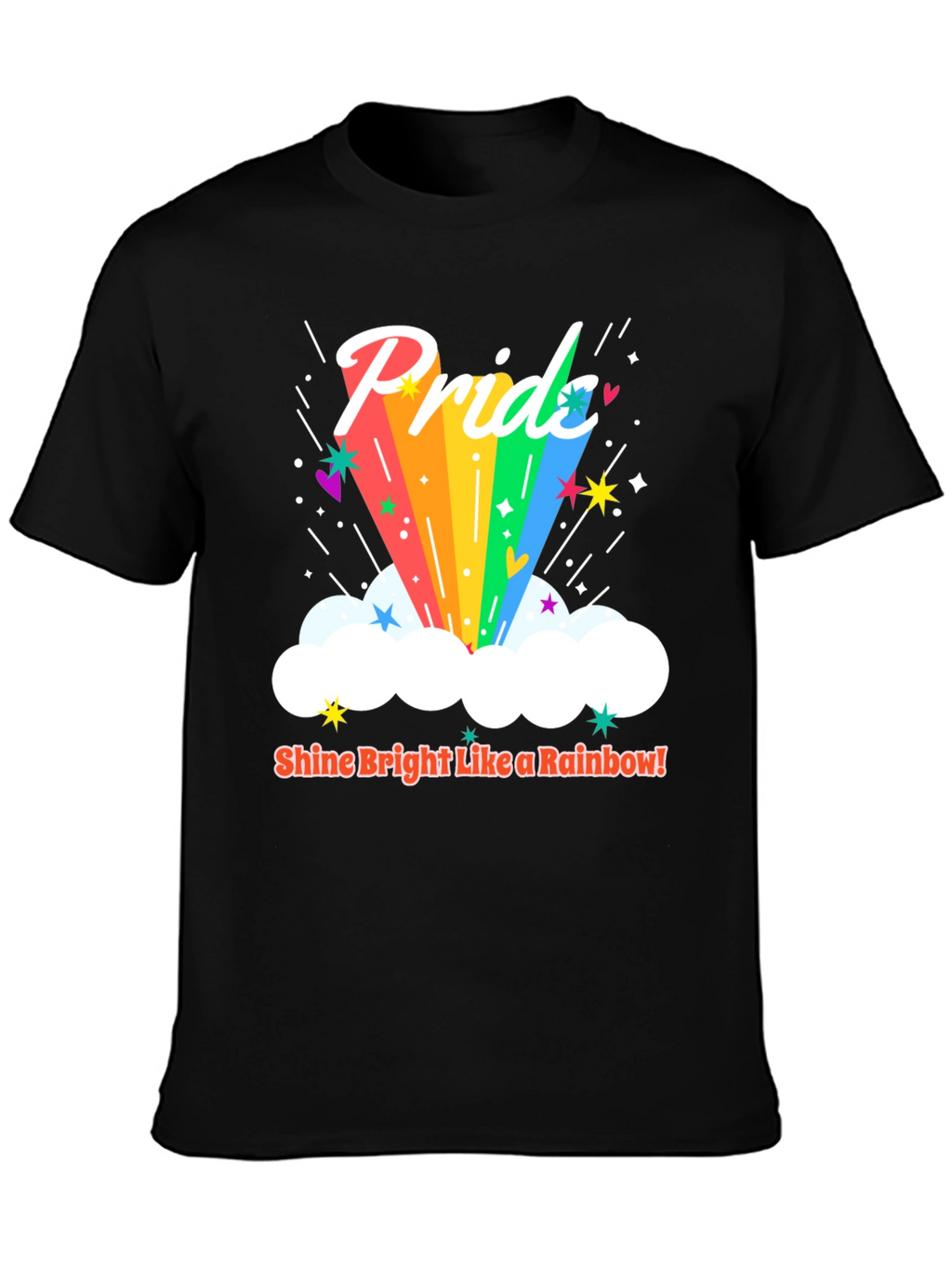 Pride Rainbow Graphic Tee