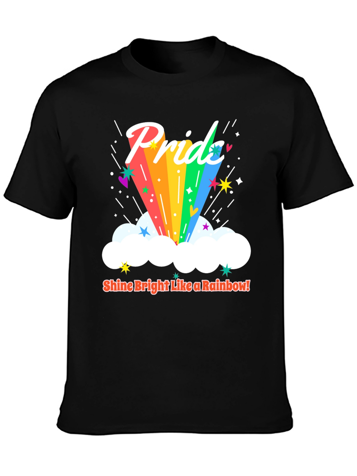 Pride Rainbow Graphic Tee