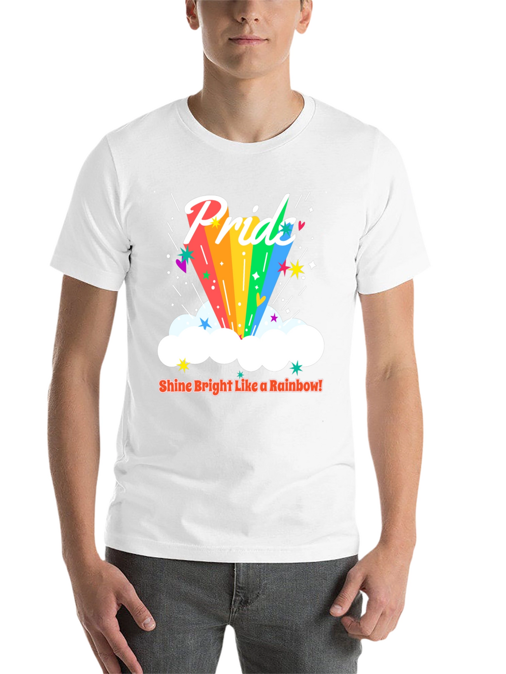 Pride Rainbow Graphic Tee