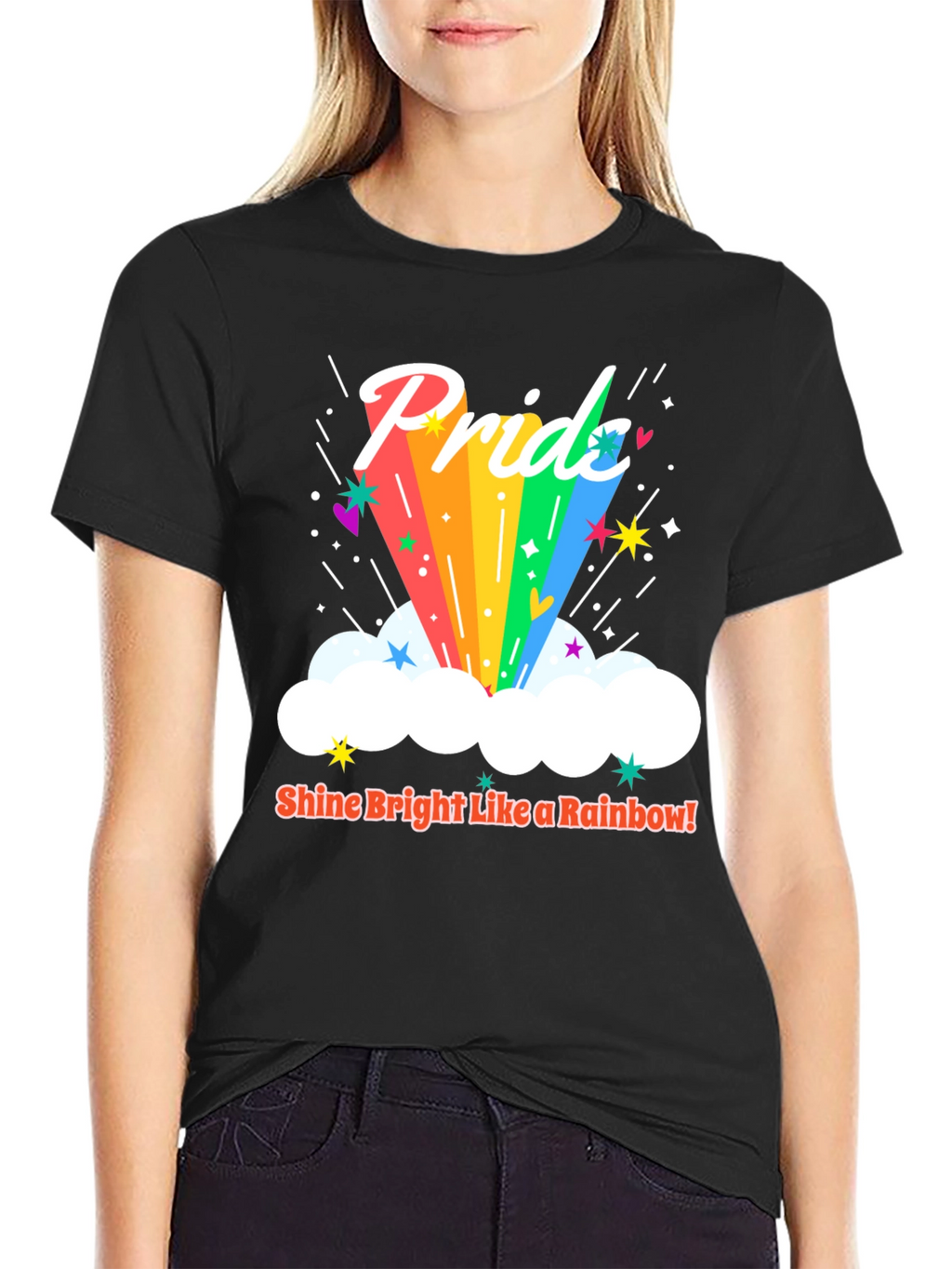 Pride Rainbow Graphic Tee