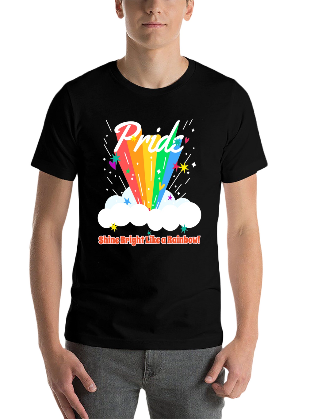 Pride Rainbow Graphic Tee