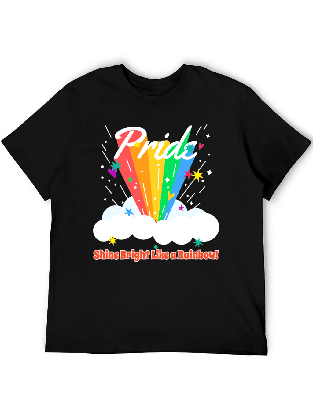 Pride Rainbow Graphic Tee