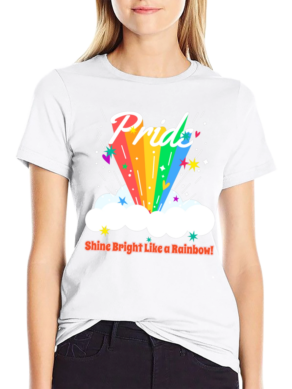 Pride Rainbow Graphic Tee