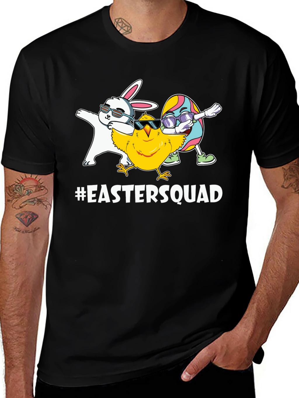 Easter Squad Graphic Tee - Fun Easter Apparel