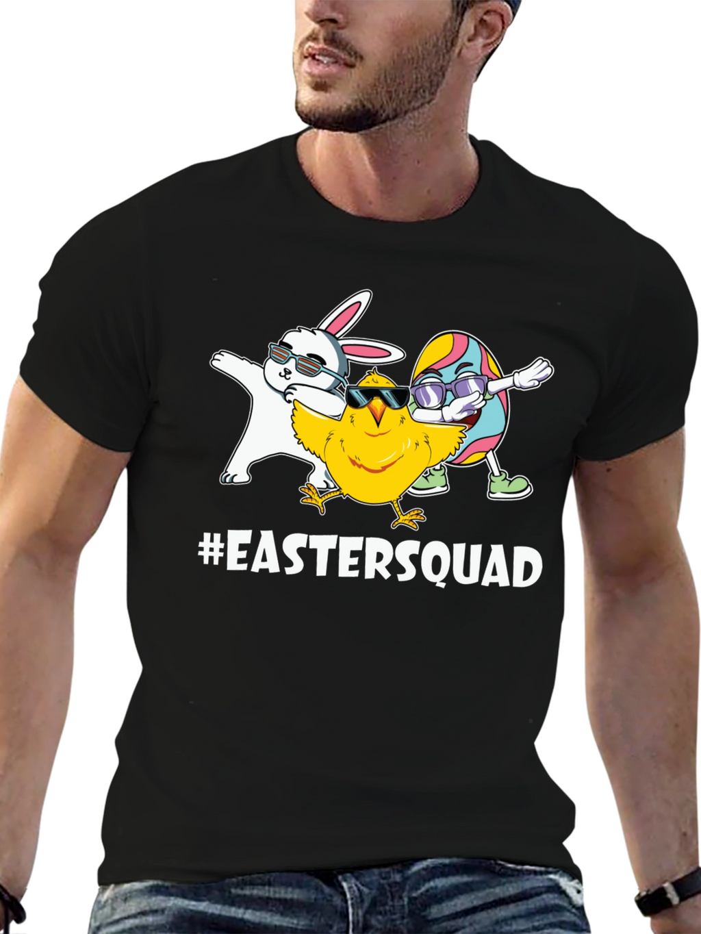 Easter Squad Graphic Tee - Fun Easter Apparel